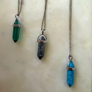 Crystal and Stone necklace